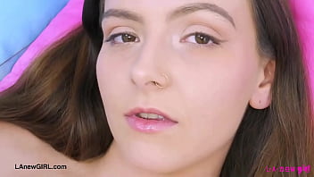 Alluring model naked close up