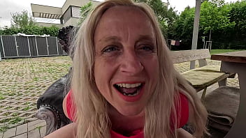 Horny masturbation in the hot summer