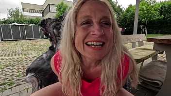 Horny masturbation in the hot summer