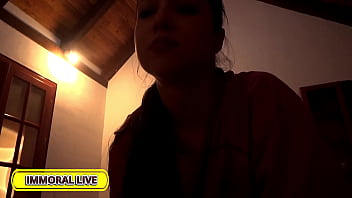 Naughty stepsister taissia shanti threesome w stepbrother & his pal