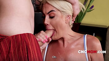 Busty milf and stepdad debate stepson's motivation gap while he fucks stepmom