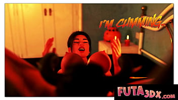 Hot brunette succubs eating babe's hot pussy