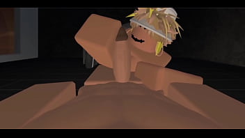 Blonde bitch gets filled for robux