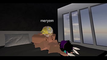 Blonde bitch gets filled for robux