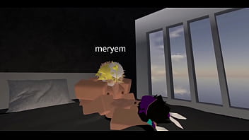 Blonde bitch gets filled for robux