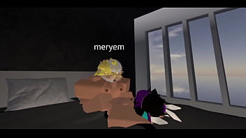 Blonde bitch gets filled for robux