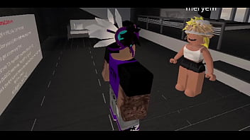 Blonde bitch gets filled for robux