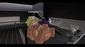 Blonde bitch gets filled for robux