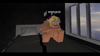 Blonde bitch gets filled for robux