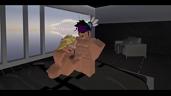 Blonde bitch gets filled for robux