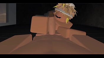 Blonde bitch gets filled for robux