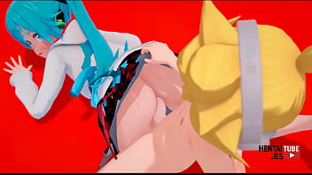 Vocaloid hentai len sex with miku Vocaloid hentai len sex with miku