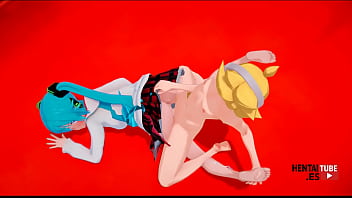 Vocaloid hentai len sex with miku
