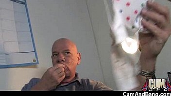 Nice ebony blowjob and cum 13