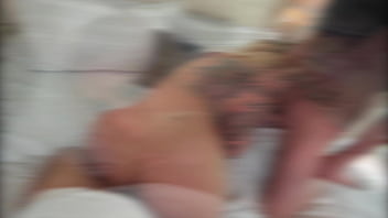 Curvy blonde hottie kali roses experiences an intense threesome