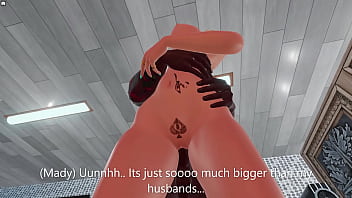 Mady helps her neighbour