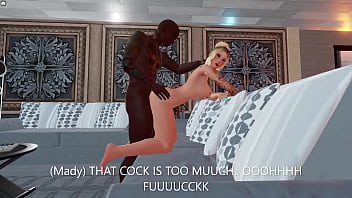 Mady helps her neighbour