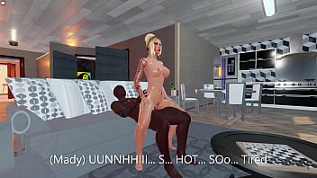 Mady helps her neighbour