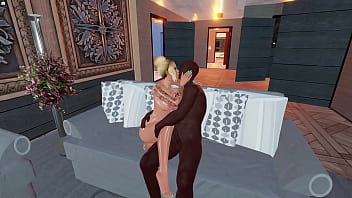 Mady helps her neighbour