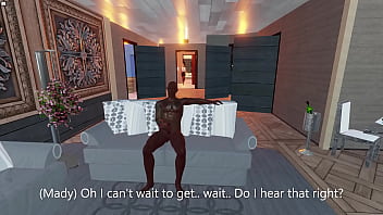 Mady helps her neighbour