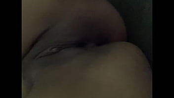 Black whore touches pussy