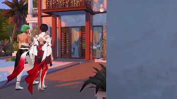 Blake and weiss fucks each other in a party