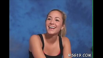 Hot massage beauty bounces on pecker