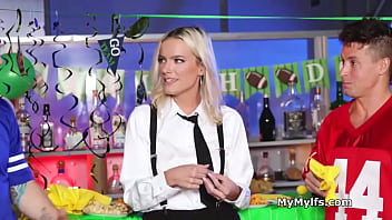 Tag teaming the slutty barmaid free use style