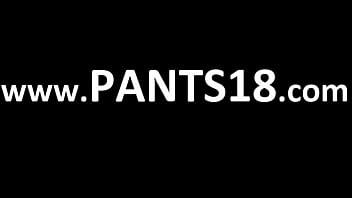 Blond babe in nylons teasing for a cam