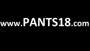 Blond babe in nylons teasing for a cam