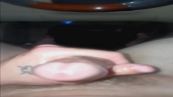 Pre cum covered massive cock explodes epic cum shot