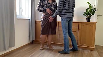 No sex but you can cum on your mother in law's fat ass