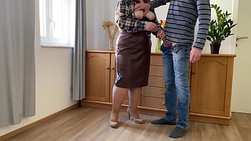 No sex but you can cum on your mother in law's fat ass