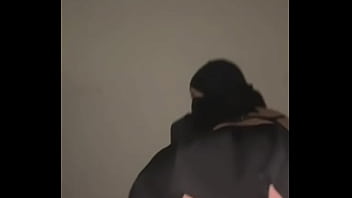 Arab muslim girl in hijab gets soaking wet while clit rubbing and masturbating hard