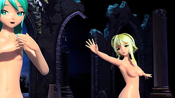 Hatsune miku y gumi desnudas bailando mod