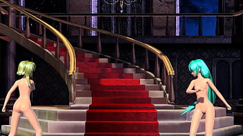 Hatsune miku y gumi desnudas bailando mod