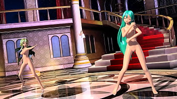 Hatsune miku y gumi desnudas bailando mod