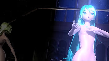 Hatsune miku y gumi desnudas bailando mod