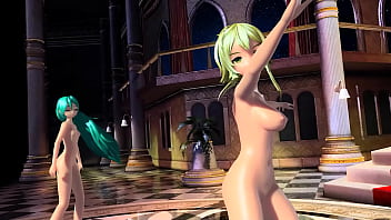 Hatsune miku y gumi desnudas bailando mod