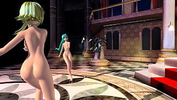 Hatsune miku y gumi desnudas bailando mod