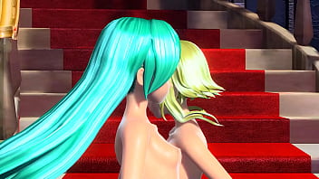 Hatsune miku y gumi desnudas bailando mod