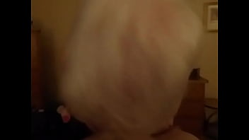 Horny bitch sucks two big cocks