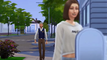 Old man watches his lady get fucked