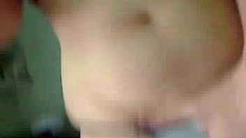 Sexy brunette masturbates showing her big tits