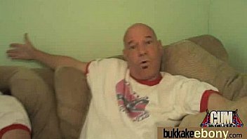 Hot ebony chick love gangbang interracial 11