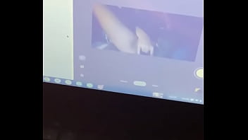 Girl recording herself