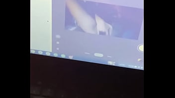 Girl recording herself