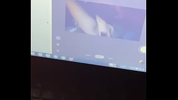 Girl recording herself