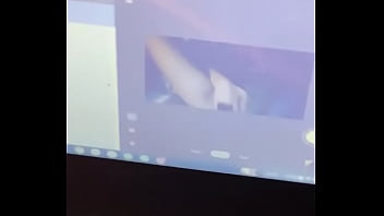 Girl recording herself