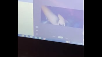 Girl recording herself